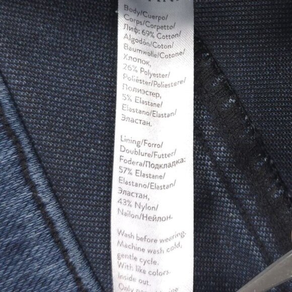 SPANX‎ Jean-ish Ankle Leggings Women's LARGE Stretch Pull-On Pants 20018R - Picture 12 of 13